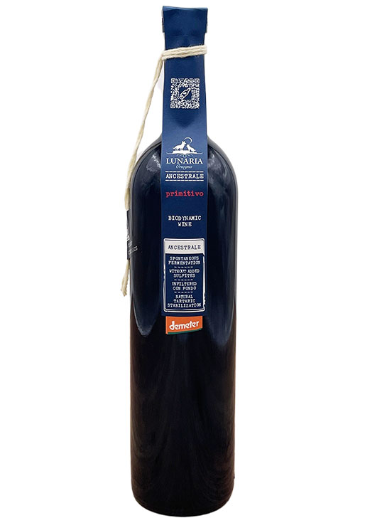 Lunaria Primitivo Ancestral Method Biodynamic Still Nature / ルナリア・プリミティーボ・アンセストラル・ビオディナミック・スティル・ナチュレ・ワイン 2023