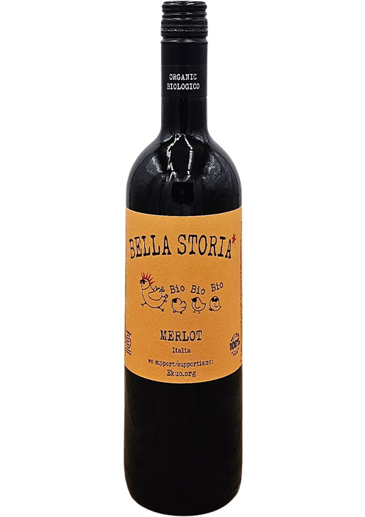 BIO BIO BIO MERLOT  BELLA STORIA / ビオ・ビオ・ビオ・メルロー・ベッラ・ストーリア 2022